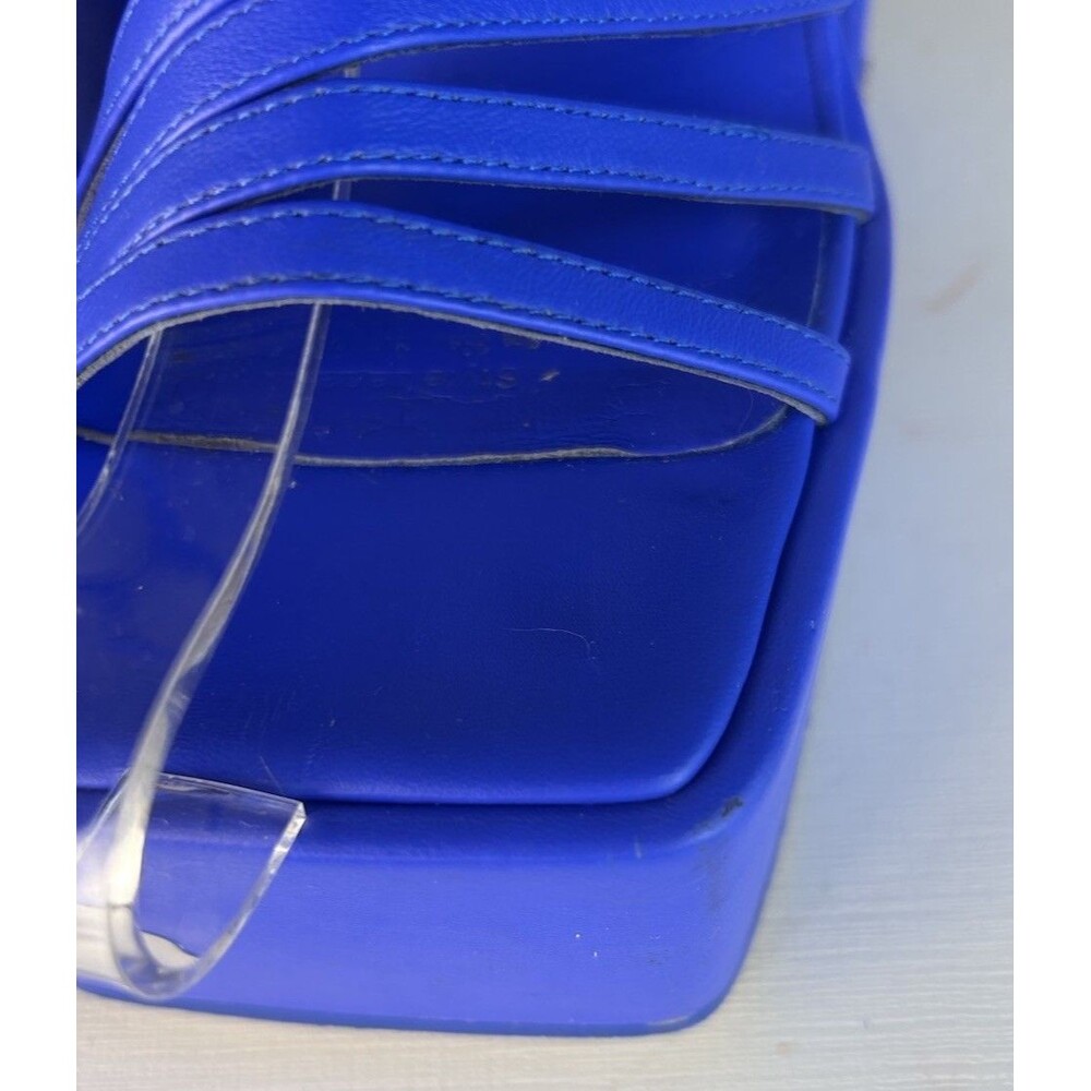 Naked Wolfe Platform Sandals jada Royal Blue Size EU 39 US 9 - Picture 5 of 13